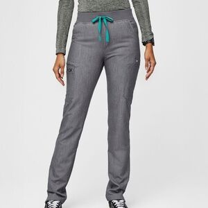 Figs Graphite High Waisted Yola - Skinny Scrub Pants 2.0 4XL